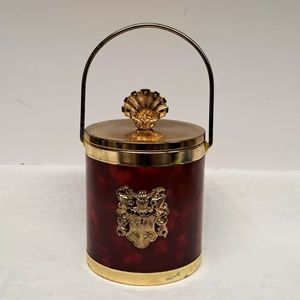 Vintage compact size  lidded ice bucket